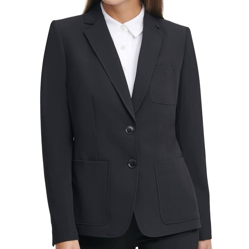 Tommy Hilfiger
Stretch Woven Notch Lapel Long Sleeve Two Button‎ Jacket NWOT
